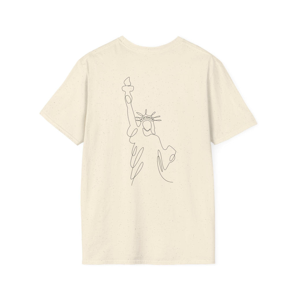 Fourth of July American flag graphic tee