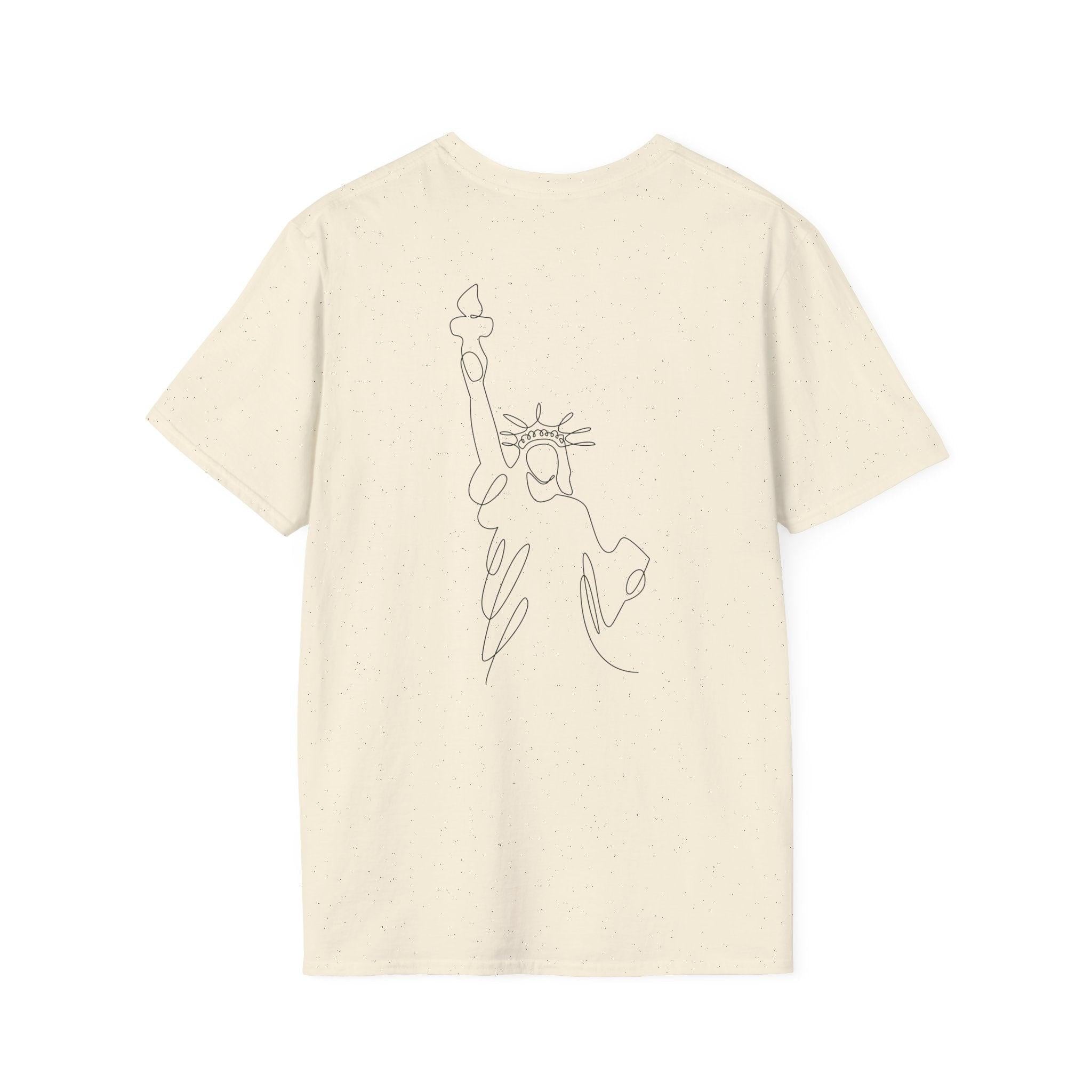 Fourth of July American flag graphic tee