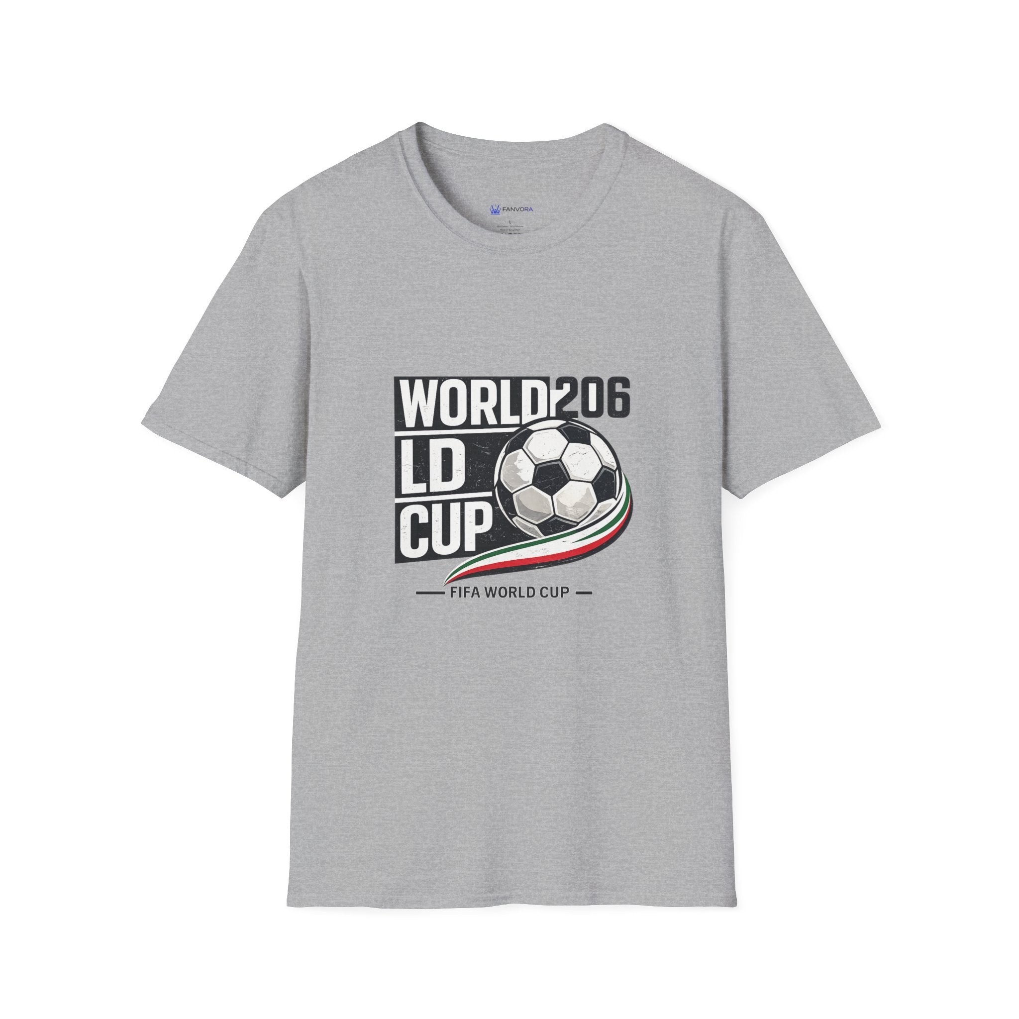 World 206 LD Cup Soccer T-Shirt — soccer Graphic Tee