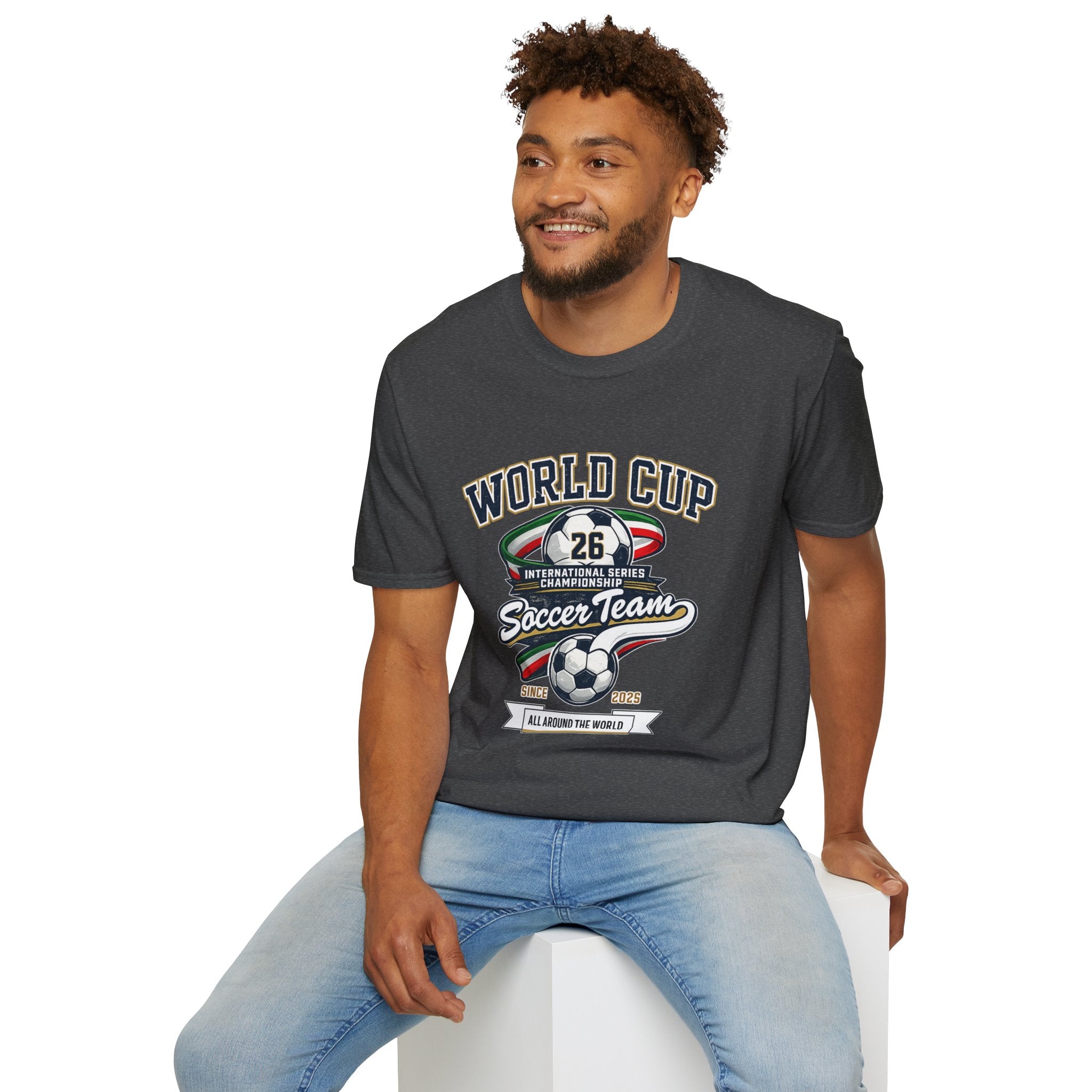 Soccer Team T‑Shirt – Vintage International Series Championship Design