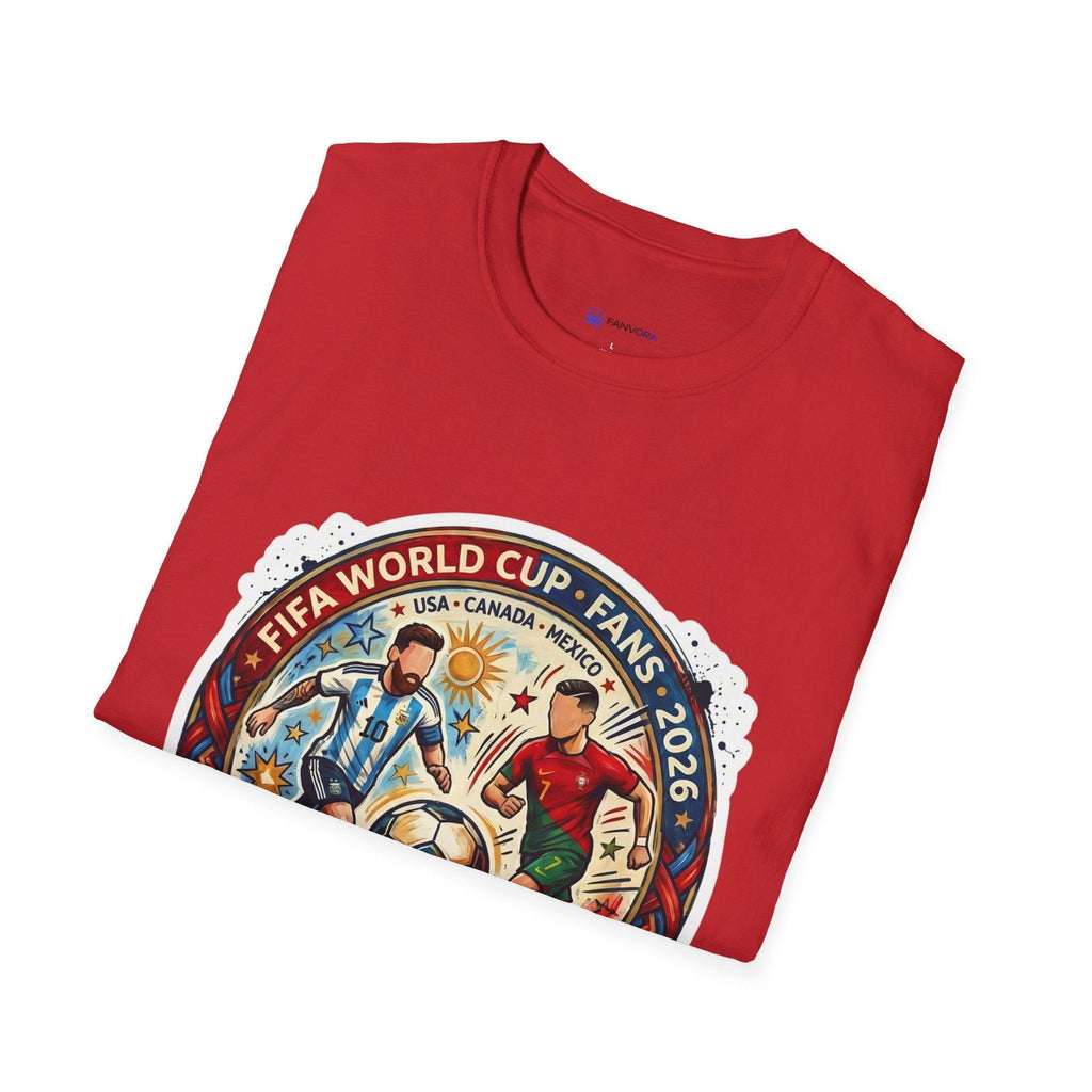 Unisex - Legends Unite Fans’ Choice World Cup T-Shirt — “Survival Pack: Chips & Hope”.