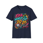 Soccer 2026 T-Shirt —  Bright color splash Graphic Tee.