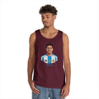 "I am Here to Stay" Argentina Soccer Star Tank Top — Jersey Portrait World Cup 2026.