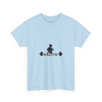 CrossFit Weightlifter T-Shirt — Barbell Silhouette Gym Tee