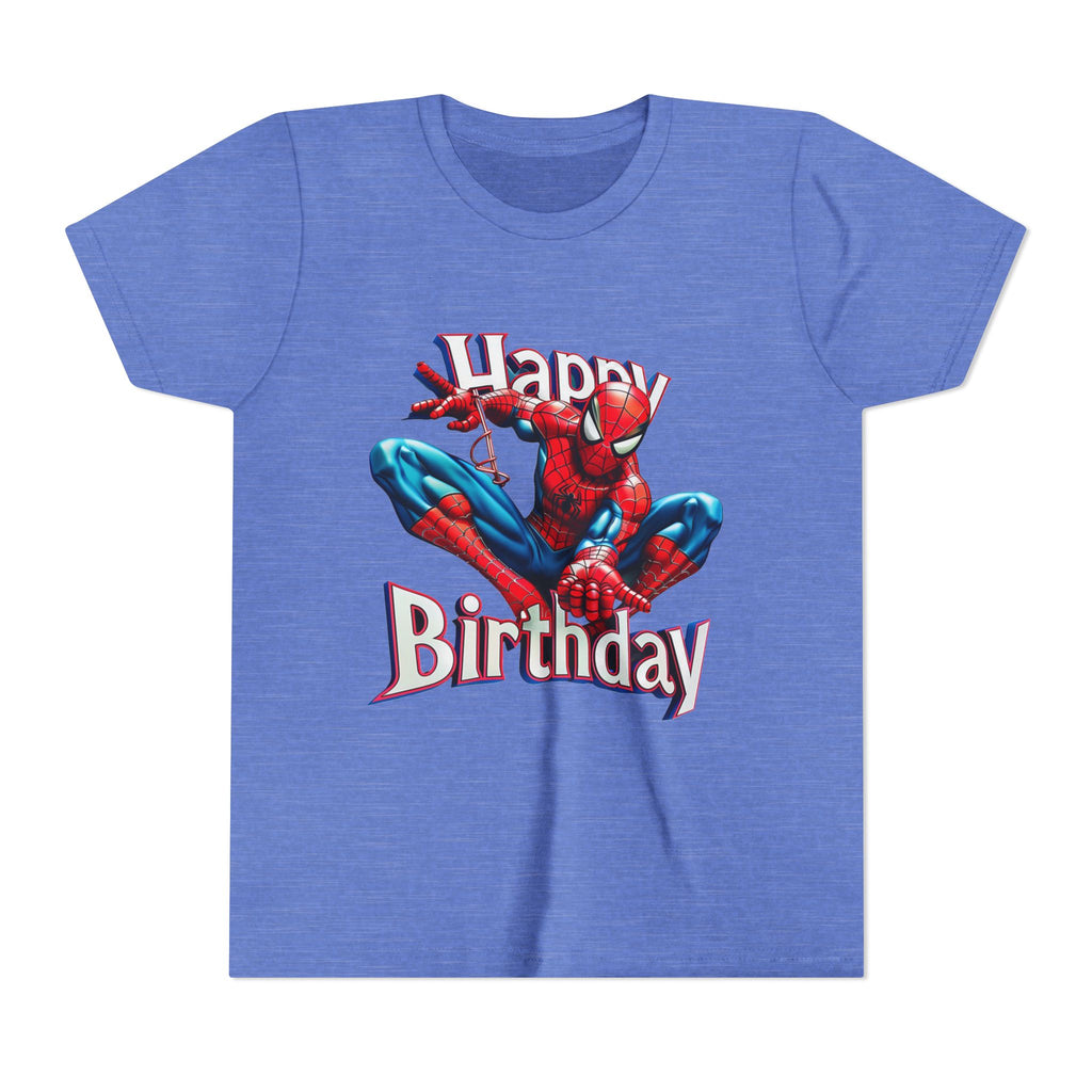 Spider Hero "Happy Birthday" Youth Tee