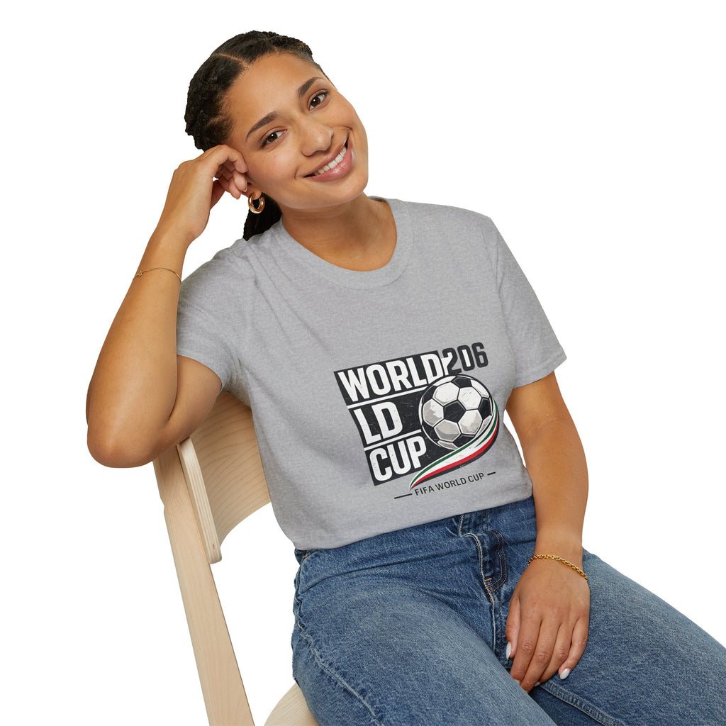 World 206 LD Cup Soccer T-Shirt — soccer Graphic Tee