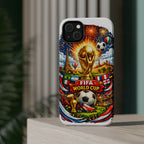 Soccer Magnetic Impact-Resistant Phone Case — FIFA Trophy Design
