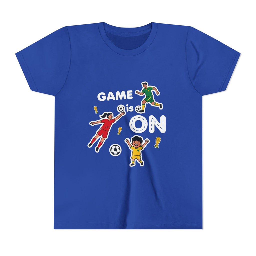 Kids Soccer Players T-Shirt 2026— Youth Football Team Tee
