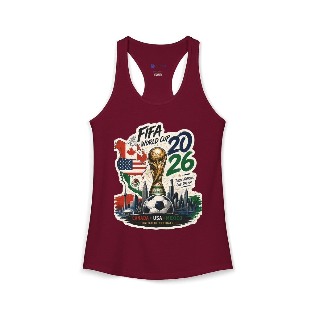 World cup 2026 Women's Ideal Racerback Tank.