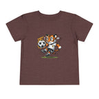 Toddler Soccer Tiger Tee — Cute Kicking Tiger Football Shirt for Kids