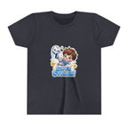 Youth Tee - Cute 'Super Strike!' Soccer Boy Graphic