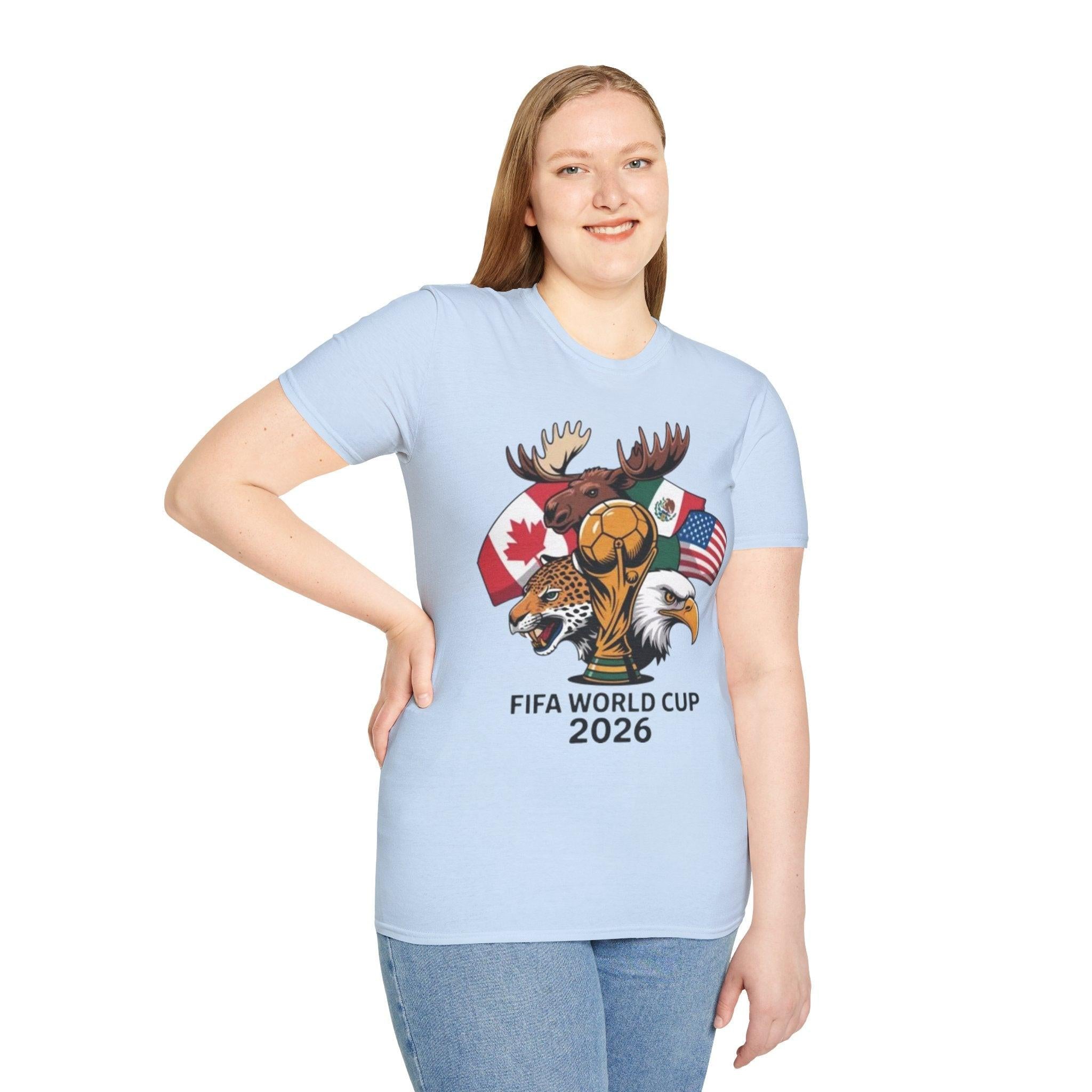 World Cup 2026 T-Shirt – USA, Canada & Mexico Soccer.