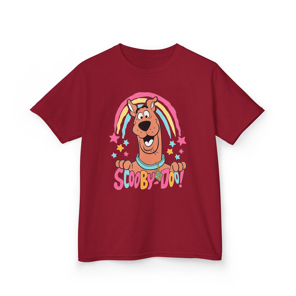 Scooby-Doo Kids T‑Shirt — Colorful Rainbow Cartoon Tee for Kids