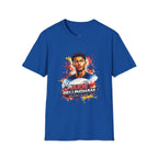 Portrait T-Shirt — Color Splash Football Player Graphic ("England legend")