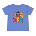 Hello Summer fruity typography Toddler Tee.