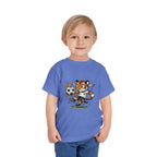 Toddler Soccer Tiger Tee — Cute Kicking Tiger Football Shirt for Kids