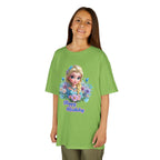 Kids Tee — 'Happy Birthday' Princess Floral Design