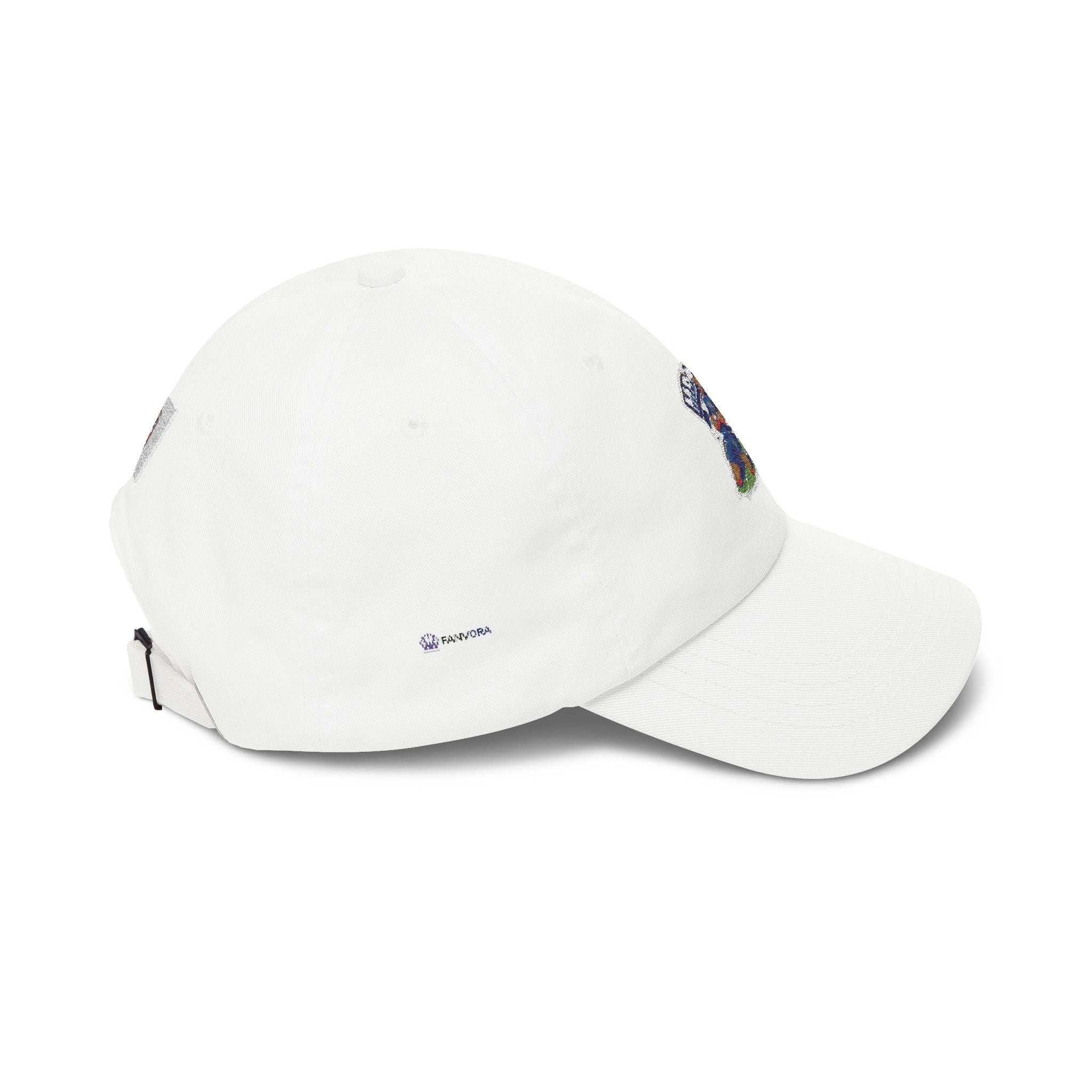 France #10 Rising Star Footballer Fan Cap — Dad Cap with Vintage Bear Graphic.