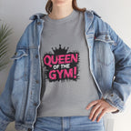 Queen of the Gym T-Shirt — Pink Crown Fitness Tee