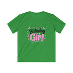 Kids Tee — ‘I Was 6 Now I’m 7’ Birthday Girl Cute Floral Design