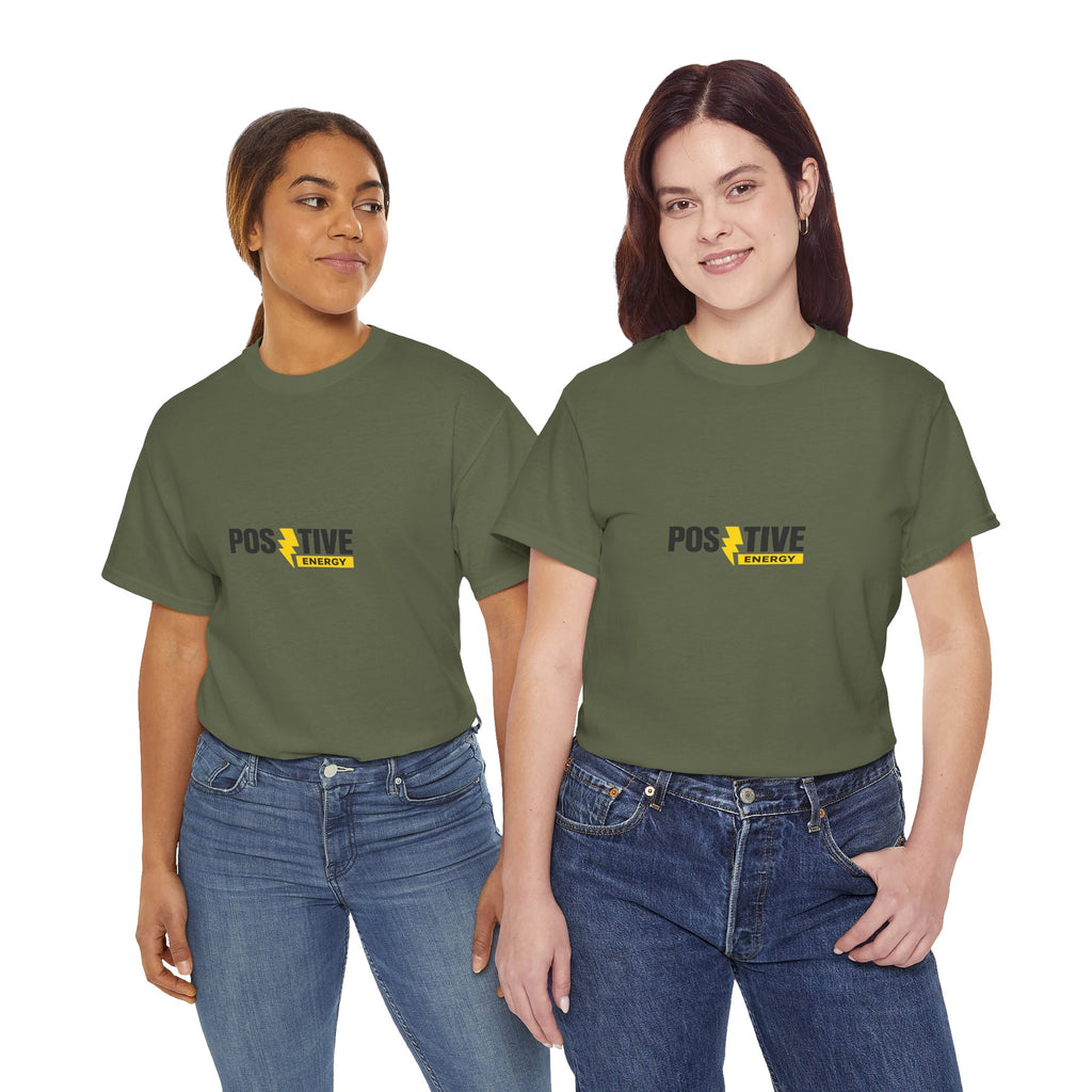 Positive Energy T-Shirt — Minimal Motivational Tee