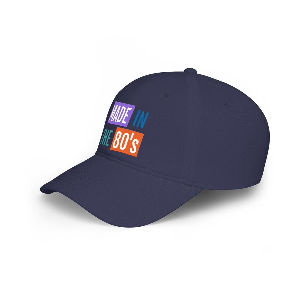 Made in the 80’s retro baseball cap design