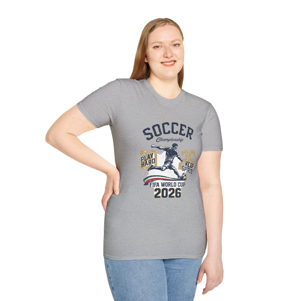 Soccer Championship 2026 T-Shirt —  Play Hard Soccer Tee