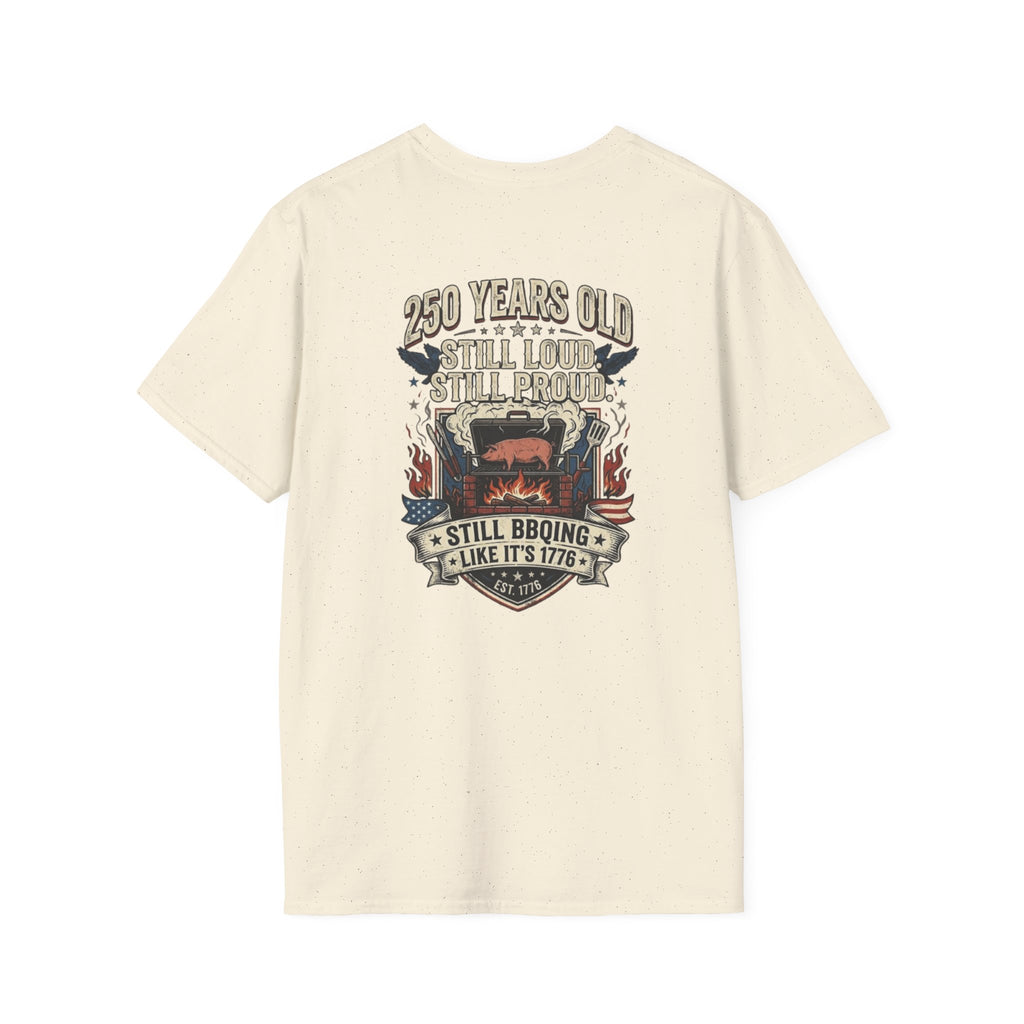 250th Anniversary - 4th of July Patriot Graphic T-Shirt — Patriotic '250' Celebration Design