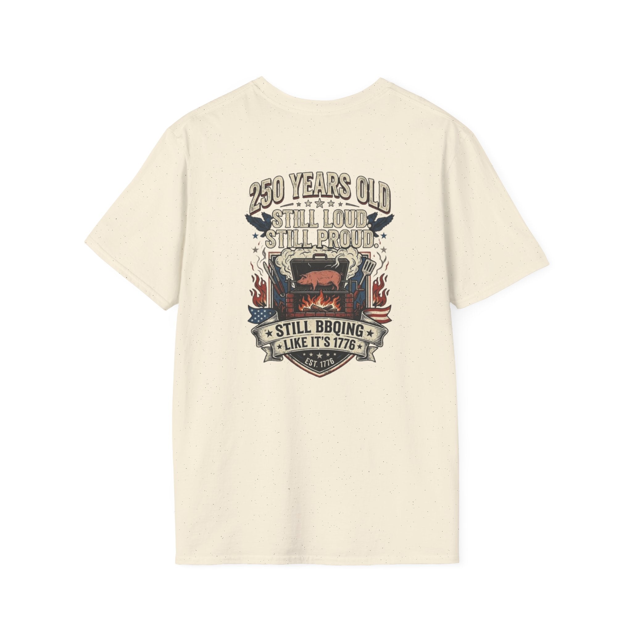 250th Anniversary - 4th of July Patriot Graphic T-Shirt — Patriotic '250' Celebration Design