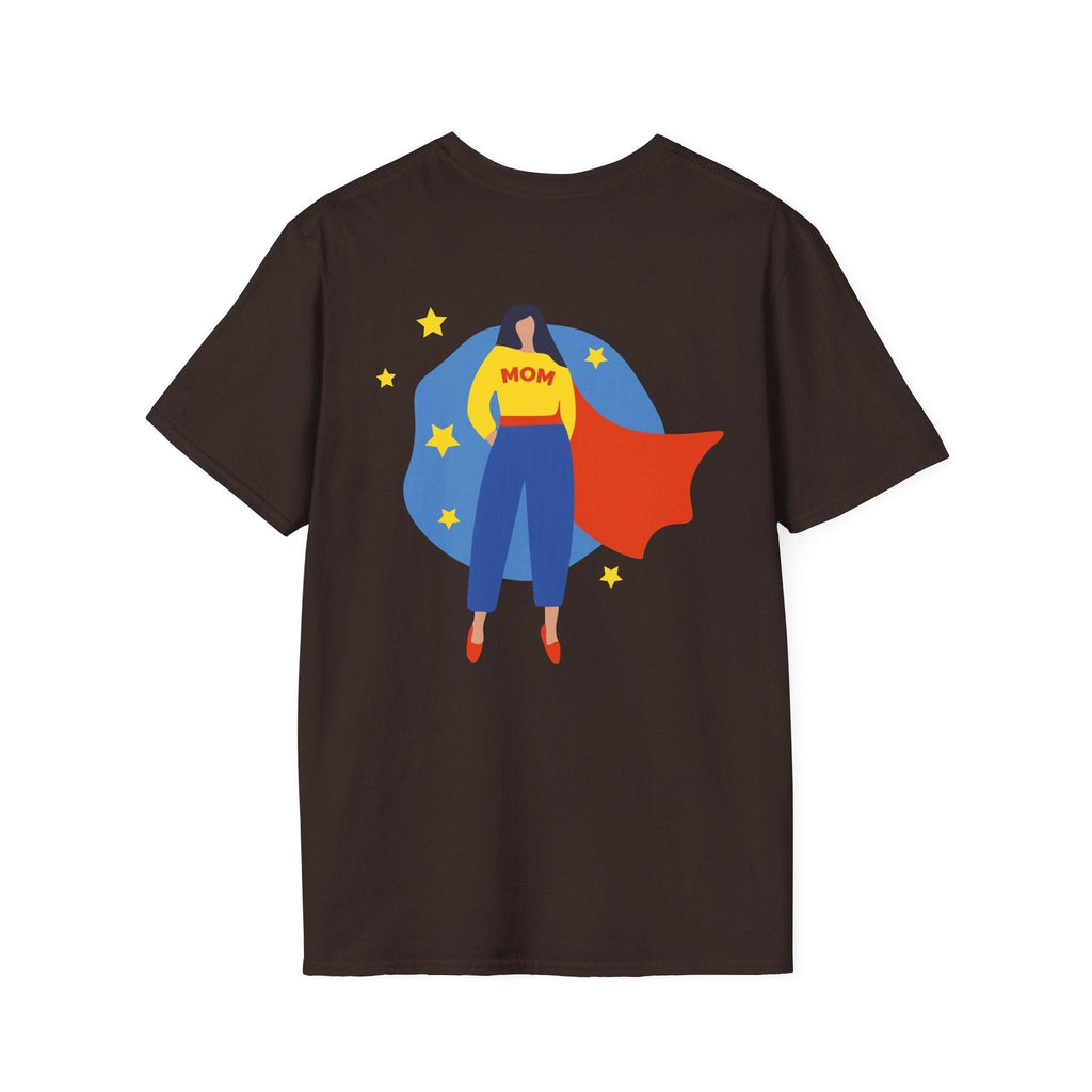 Premium Quality - Mom Superhero T-Shirt - "Not All Superheroes Wear Capes" Graphic Tee.