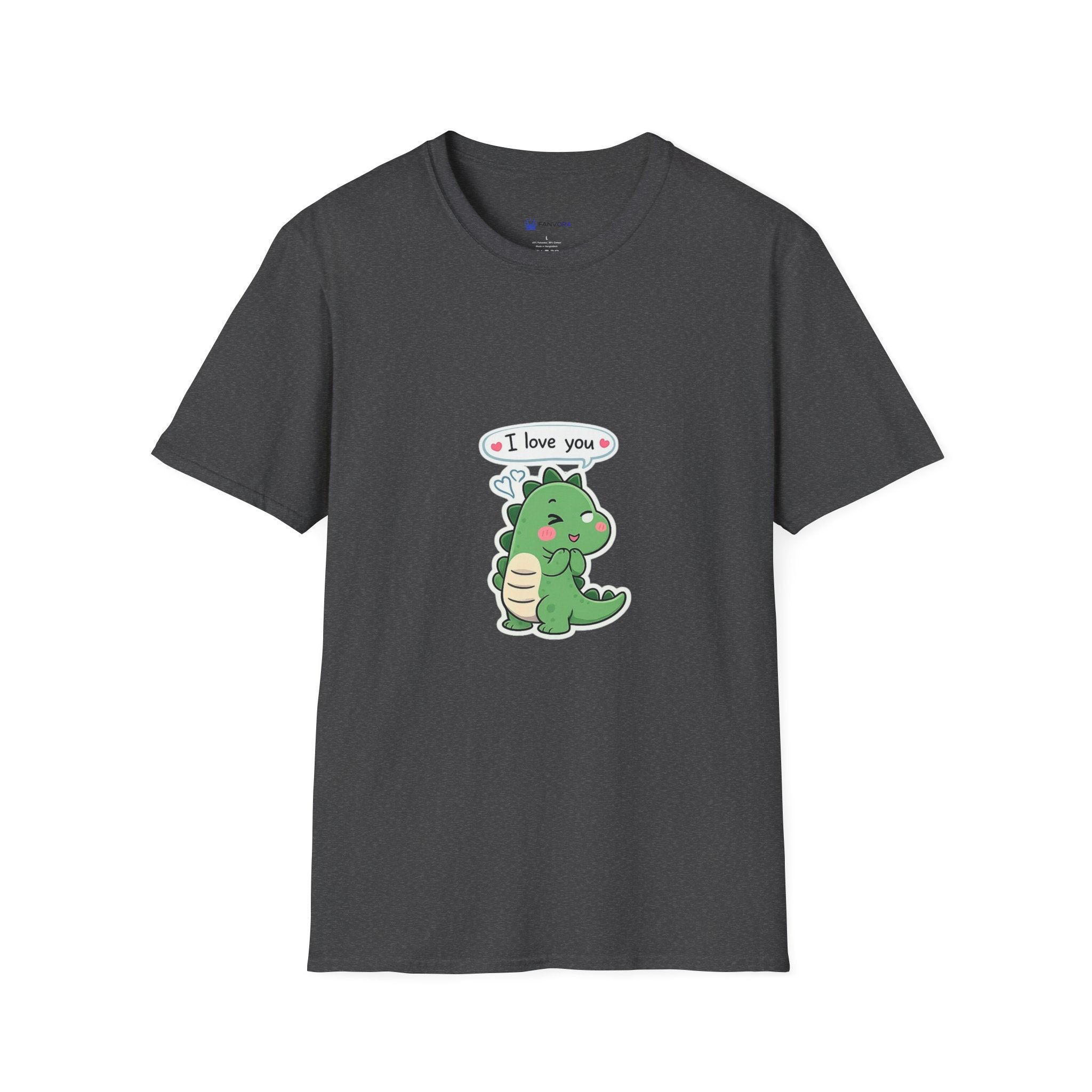 Cute Dinosaur 'I Love You' T-Shirt — Cute Kawaii Dino Graphic Tee