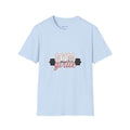 Gym Girlie T-Shirt — Women’s Fitness Tee with Barbell Graphic