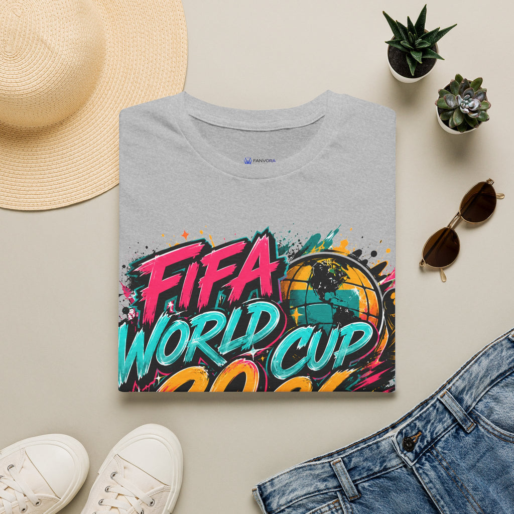 Soccer 2026 T-Shirt —  Bright color splash Graphic Tee.
