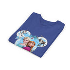 Girls' Frozen Princesses Youth Tee – Elsa & Anna Winter Friends Shirt