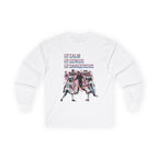 Long Sleeve Football Shirt – World Cup 2026 Fan Tee "Calm Dangerous Genius".