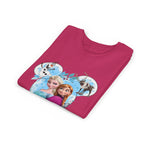 Girls' Frozen Princesses Youth Tee – Elsa & Anna Winter Friends Shirt