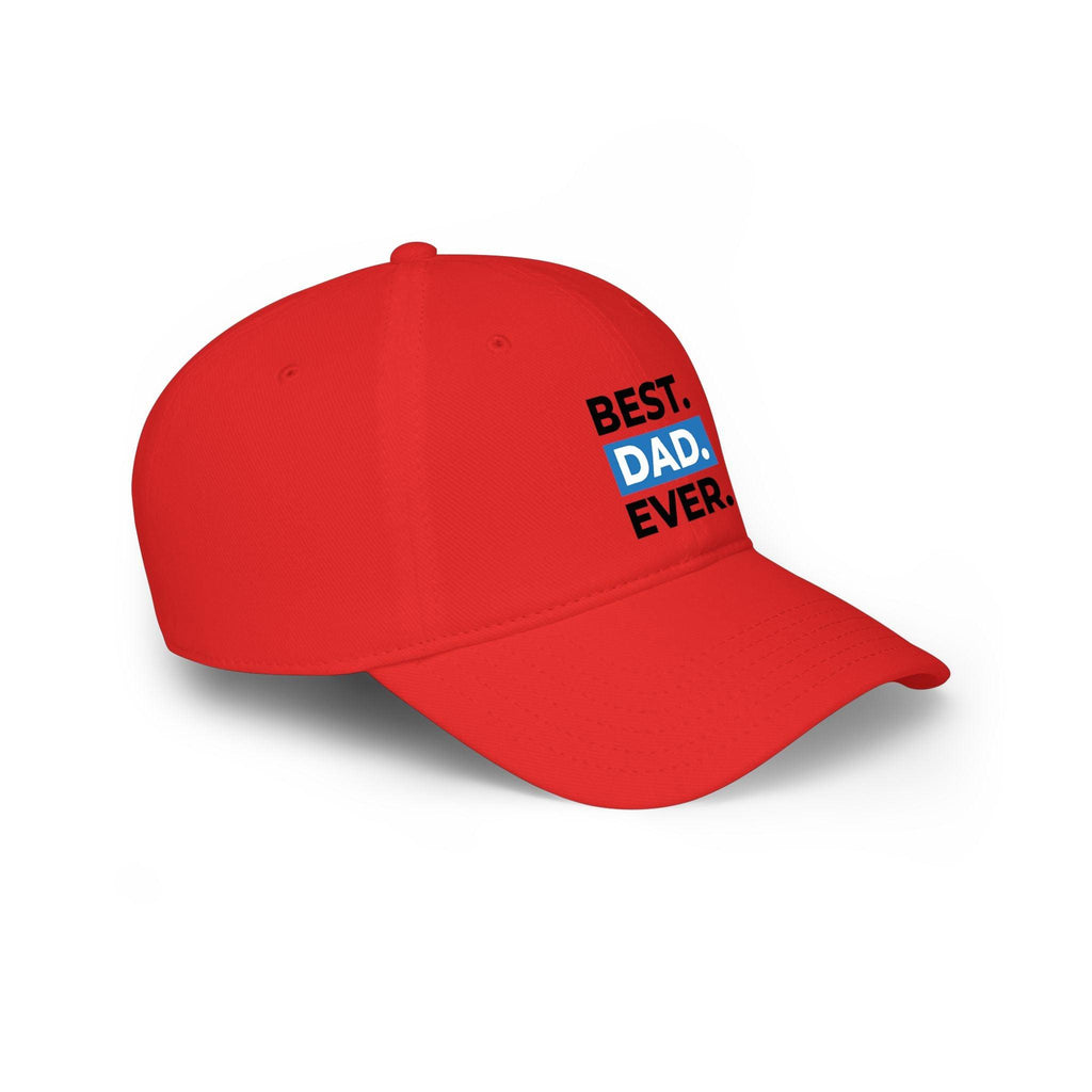 Best Dad Ever embroidered baseball cap
