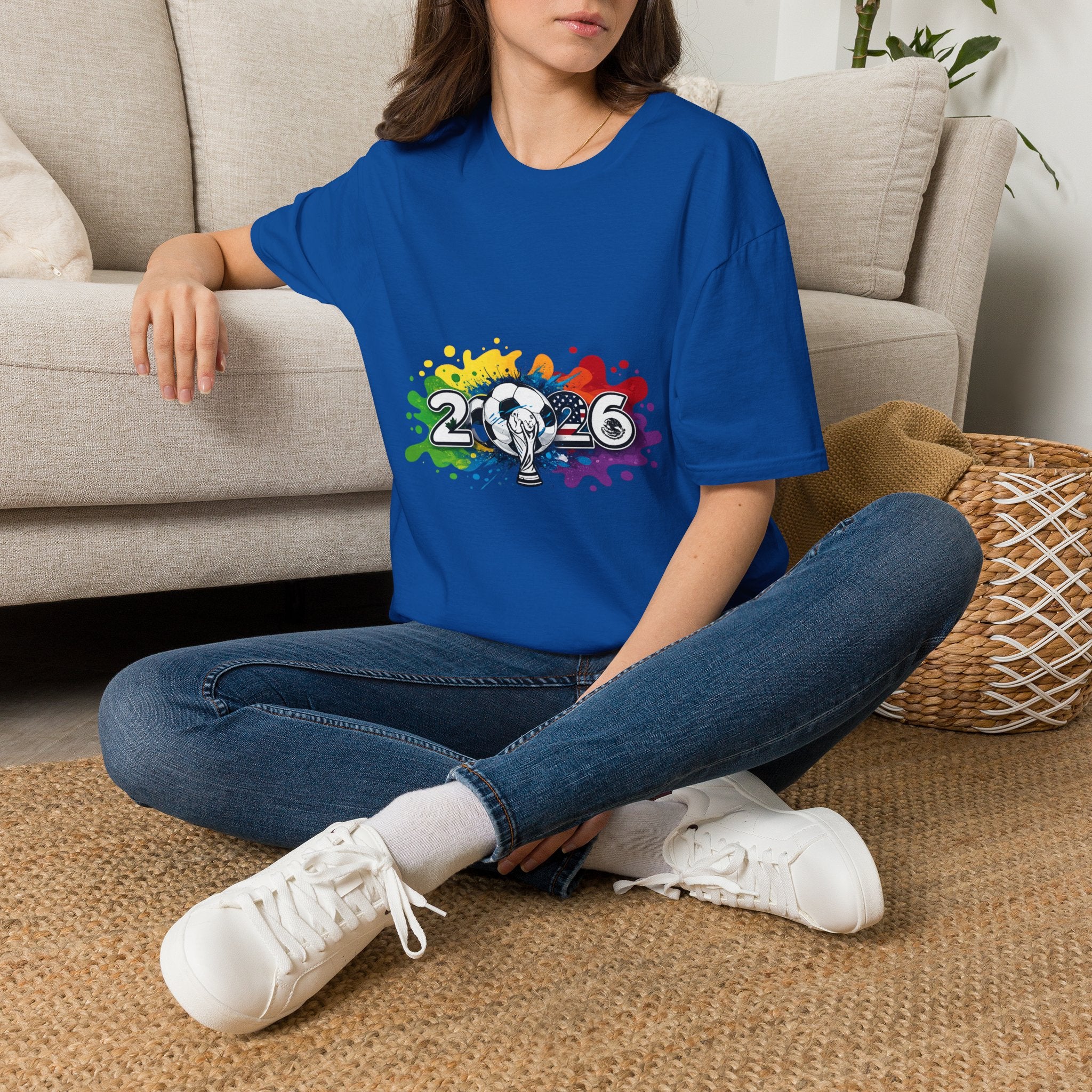 2026 Rainbow Soccer T‑Shirt — Pride Soccer Fan Shirt