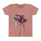 Spider Hero "Happy Birthday" Youth Tee
