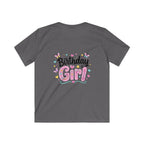 Kids Tee — ‘I Was 6 Now I’m 7’ Birthday Girl Cute Floral Design