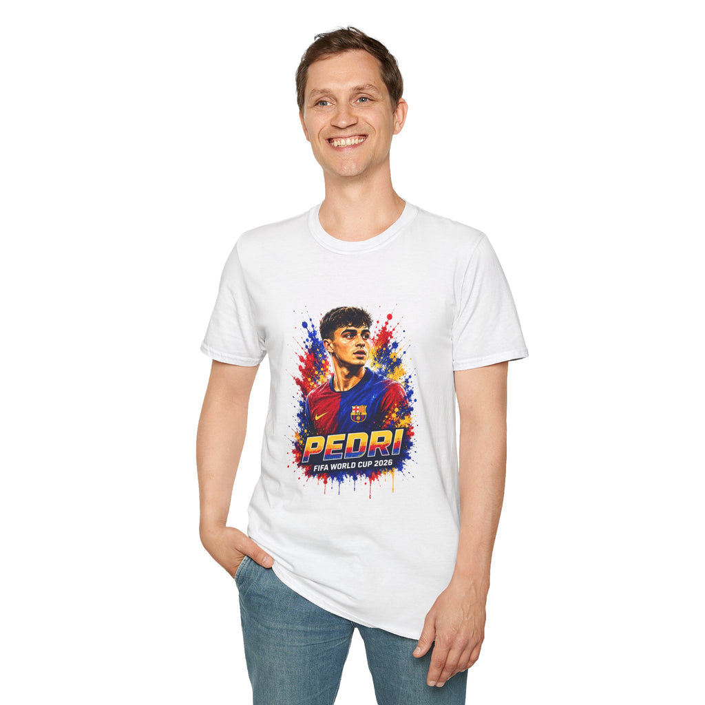 T-Shirt — 'Spain legend' Color Splash Soccer Portrait Tee