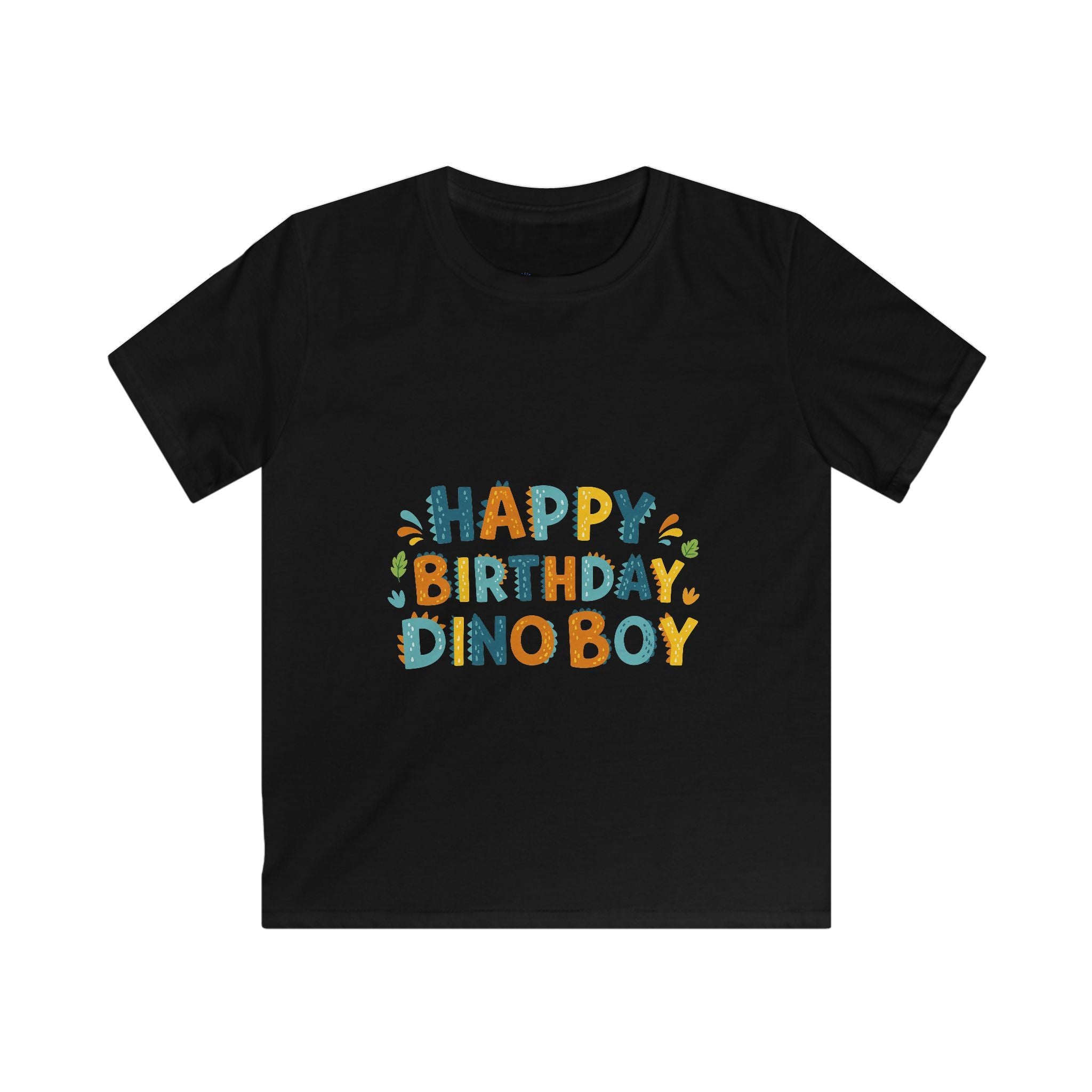 Happy Birthday Dino Boy Kids Tee