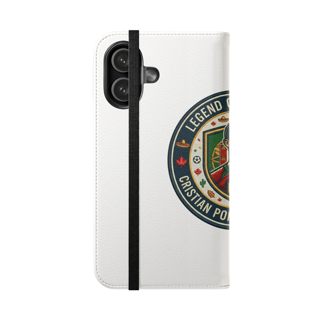 iPhone & Samsung Flip Phone Cases - Argentina GOAT # 10 'Legend of the Game'.