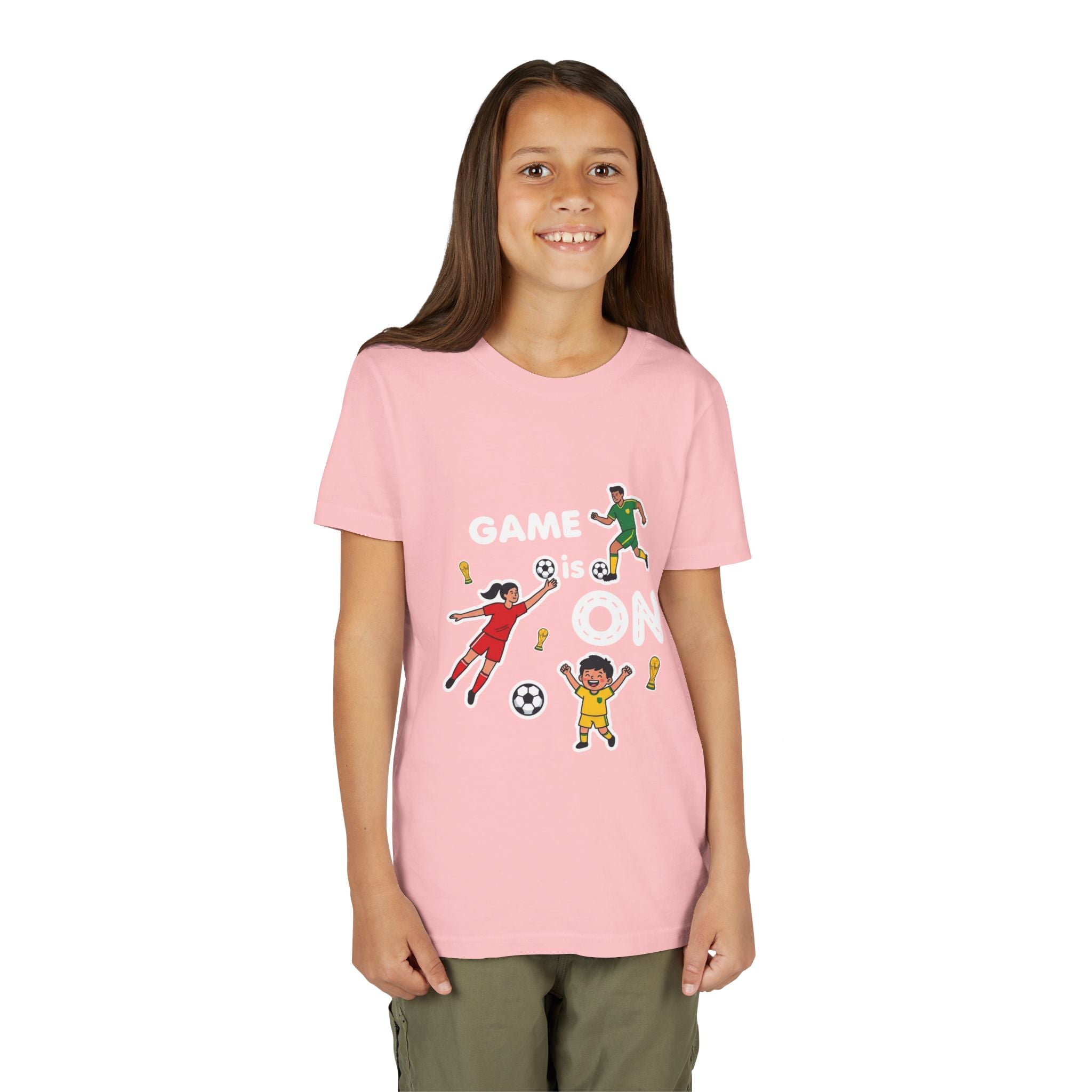Kids Soccer Players T-Shirt 2026— Youth Football Team Tee