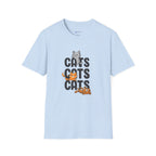 Cats Cats Cats T-Shirt — Cute Kitten Graphic Tee for Cat Lovers
