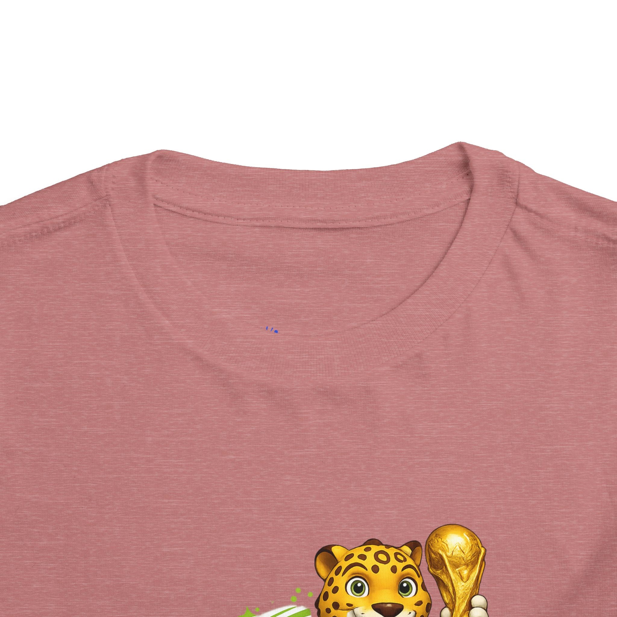 Soccer cup 2026 Toddler Soccer Tee — Cute Tiger Mascot Trophy Design
