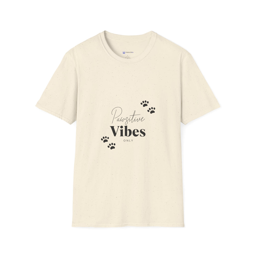 Pawsitive Vibes T-Shirt — Cute Paw Print Pet Lover Tee