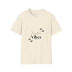 Pawsitive Vibes T-Shirt — Cute Paw Print Pet Lover Tee