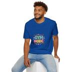 Gym Mode T-Shirt — Cute Barbell Fitness Tee for Gym Lovers