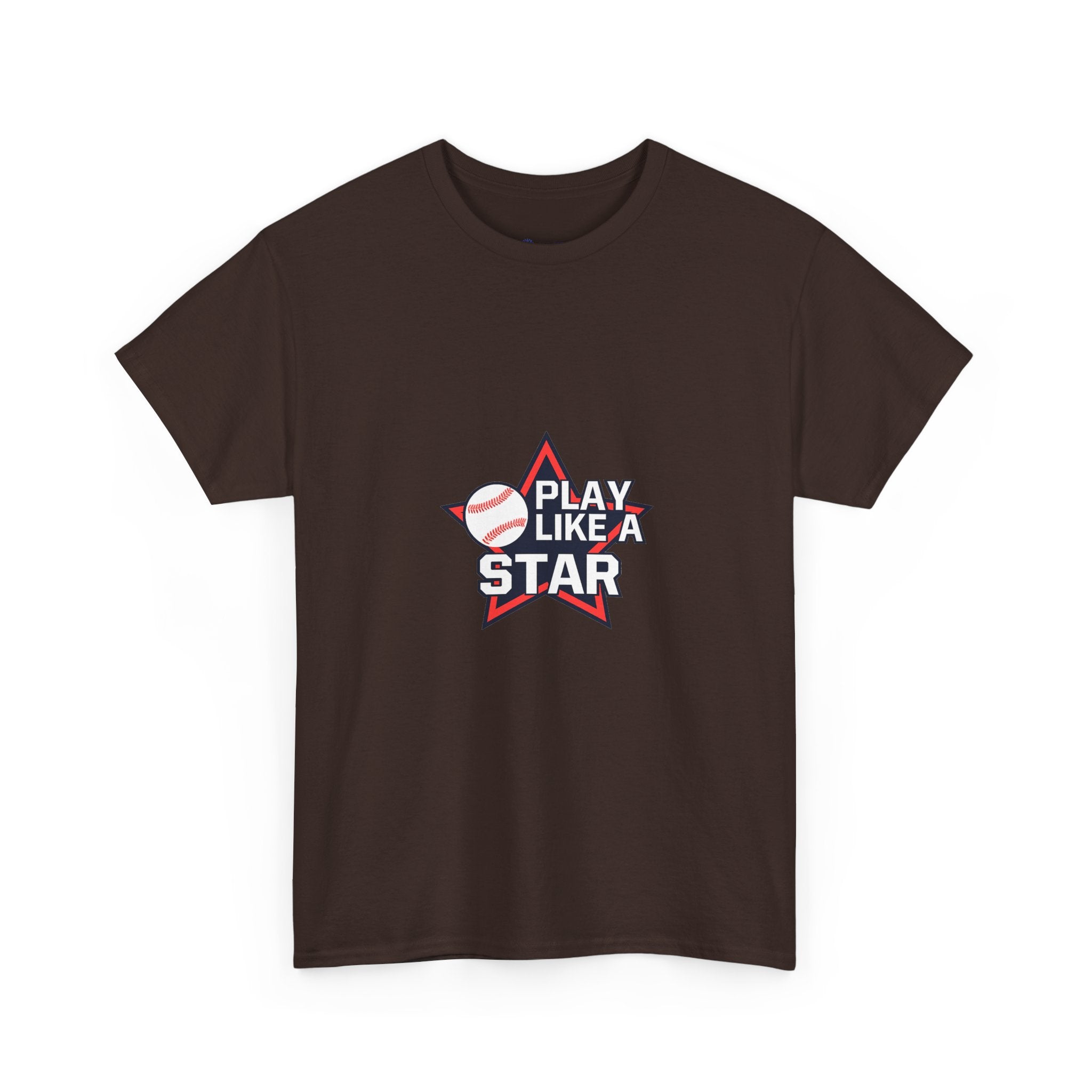 Play Like a Star Baseball Tee — Kids & Youth Sports Shirt